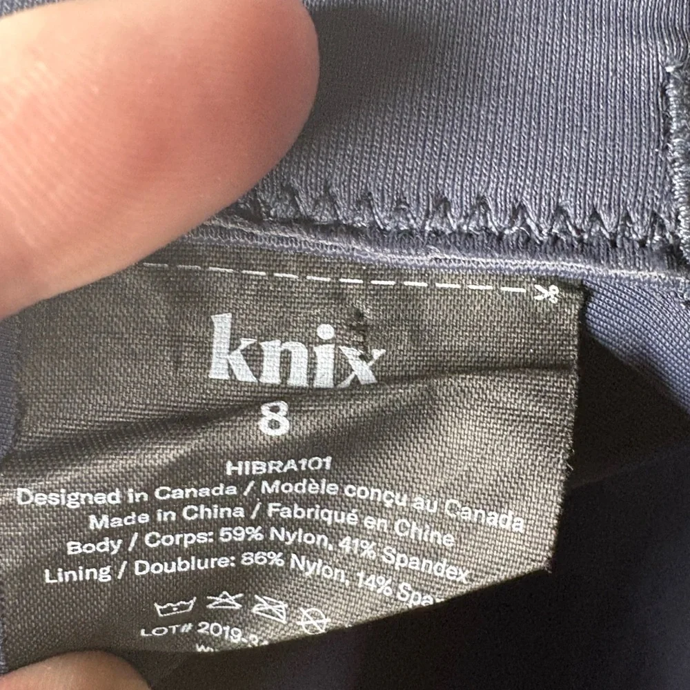 Kinx Women’s Navy High Support Ladder Strap Catalyst Bra Size 8